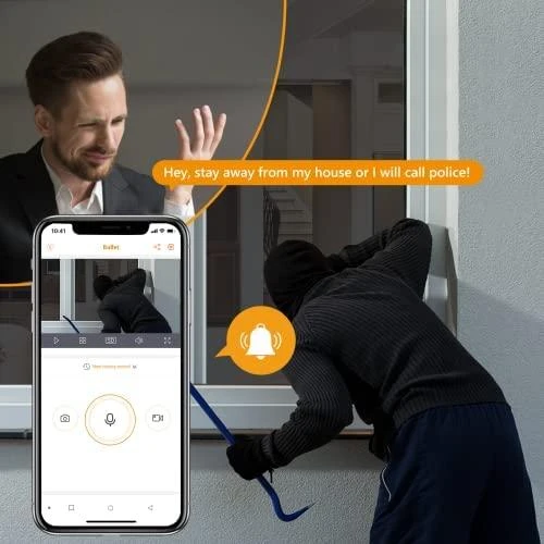 IMOU Bullet 2 4MP WiFi apsaugos kamera lauke