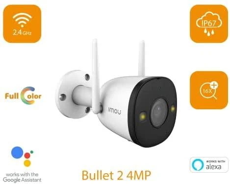 IMOU Bullet 2 4MP WiFi apsaugos kamera lauke