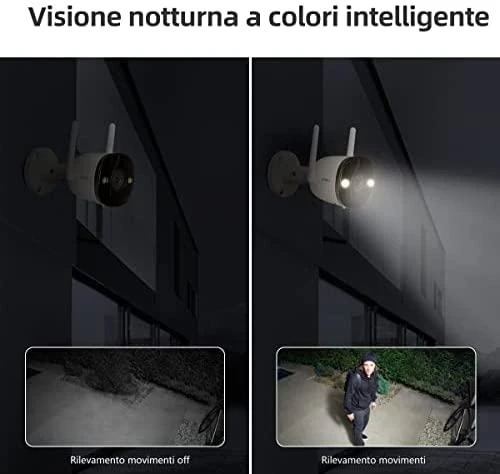IMOU Bullet 2 4MP WiFi apsaugos kamera lauke