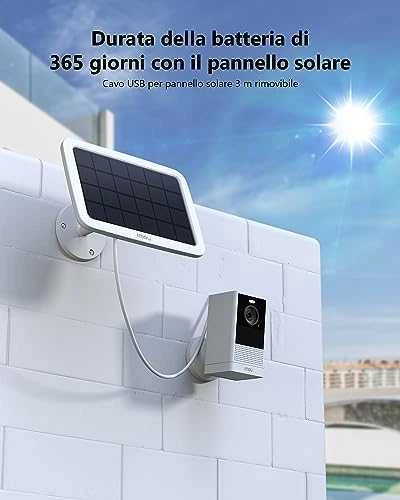 IMOU Cell Go Kit nešiojama kamera (balta) su saulės kolektoriumi IMOU FSP12