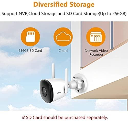 Imou Dahua IP cilindrinė kamera IPC-F42P, 4MP 25fps, IP67, pašvietimas iki 30m, 2.8mm 104°, Onvif, WIFI