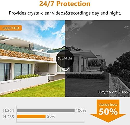Imou Dahua IP cilindrinė kamera IPC-F42P, 4MP 25fps, IP67, pašvietimas iki 30m, 2.8mm 104°, Onvif, WIFI