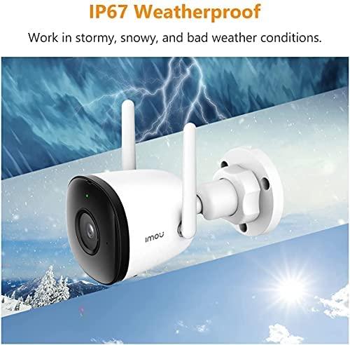 Imou Dahua IP cilindrinė kamera IPC-F42P, 4MP 25fps, IP67, pašvietimas iki 30m, 2.8mm 104°, Onvif, WIFI