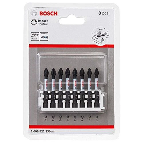 Bosch Suktuvo antgaliai PH2/L50 8 vnt./Impact Control