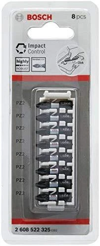 Bosch Suktuvo antgaliai PZ2/L25 8 vnt./Impact Control