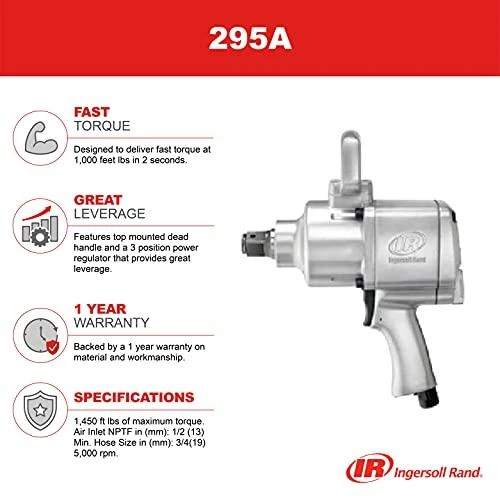 Smūginis veržliasukis 1" INGERSOLL RAND 295A