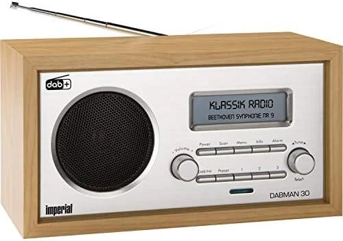 Radijas Imperial DABMAN 30 DAB+/FM, medinis