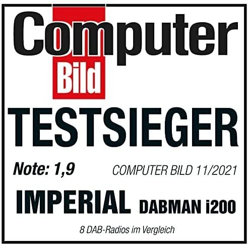 Carruzzo Imperial Dabman i200 Internetas Skaitmeninis Juoda