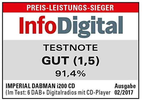 Radio Imperial DABMAN i200 CD DAB+/FM drewno