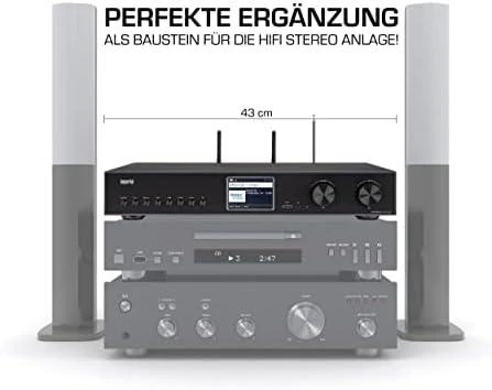 Carruzzo Imperial DABMAN i510BT Internetas Skaitmeninis Juoda