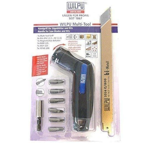 Antgalių ir pjūklelių rinkinys WILPU Nr.1 su Multi-Tool rankena