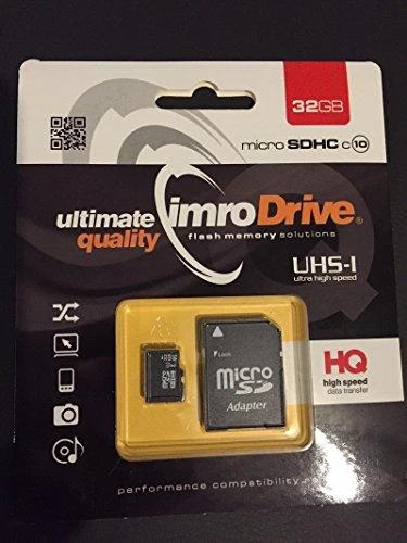Imro atminties kortelė 32GB Micro SDHC cl. 10 UHS-I + adapteris