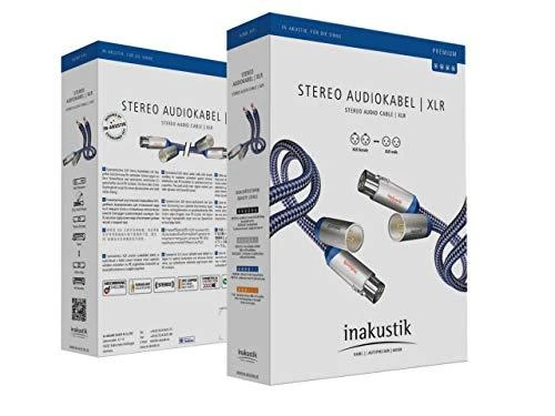 „InAkustik“ akustinis „Premium“ garso kabelis XLR - XLR 0,75 m 00405007