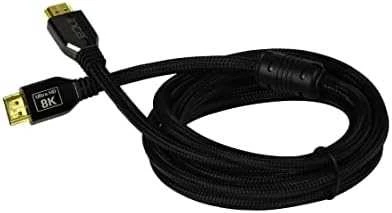 Pintas HDMI 2.1 laidas su 8K jungtimis ir ferito filtru