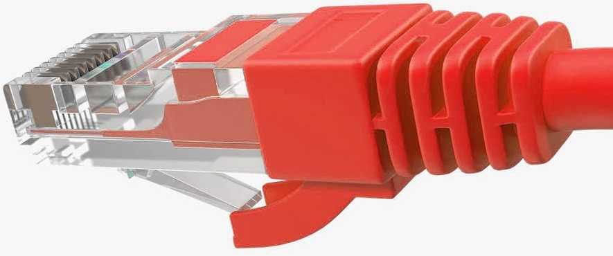 Wirewin INCA Patchkabel ICAT6-02TK RJ45 Cat6 UTP Rot 2,0m mažmeninė prekyba