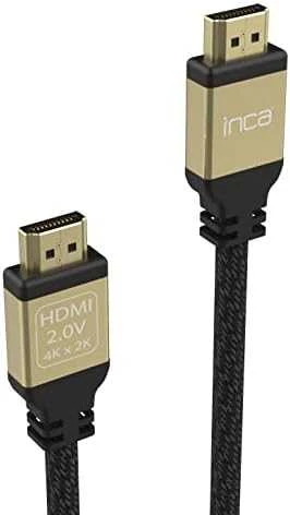 Inca HDMI 2.0 kabelis su aukso spalvos jungtimis