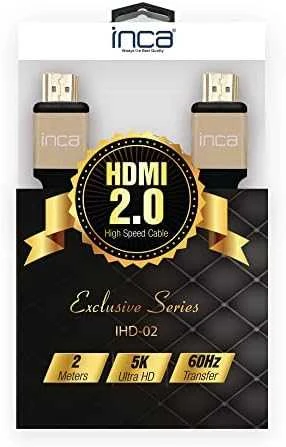 Kabelis Cian Technology HDMI - HDMI 2m auksinė (IHD-02)