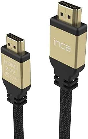 Inca HDMI laidas su auksinėmis jungtimis