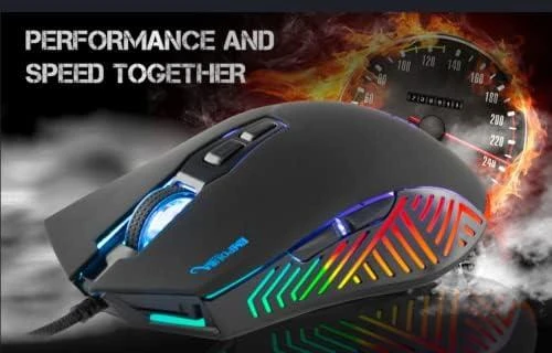 Incase INCA Pelė žaidimams IMG-GT17 6400 DPI. RGB. 7 mygtukai. USB. SW retail