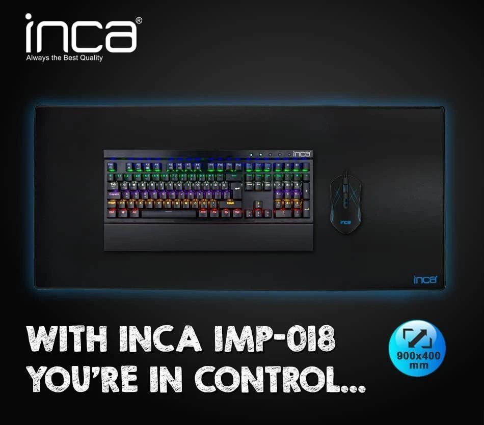 Incase INCA Pelės kilimėlis žaidimams IMP-018 XXL, 900x400x3mm, Speed, SW retail