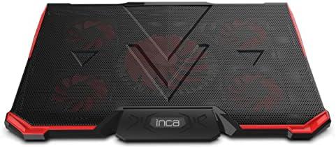 Triton Inca INC-611GMS šaldymo padas nešiojamam kompiuteriui 43,2 cm (17'') Juodas, Raudona