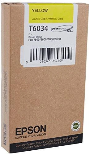 EPSON rašalas geltonas, skirtas StylusPro 7800 7800Xrite 7880 9800 9800Xrite 9880
