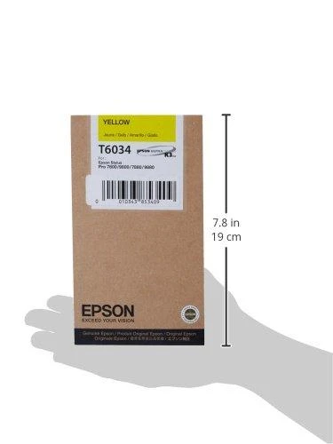 EPSON rašalas geltonas, skirtas StylusPro 7800 7800Xrite 7880 9800 9800Xrite 9880