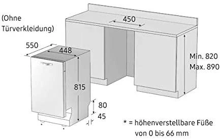 Indaplovė Samsung DW50R4060BB