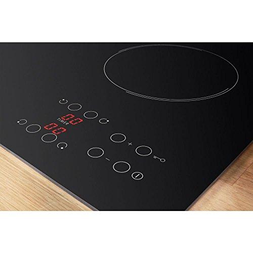 INDESIT | Kaitlentė | AAR 160 C | Vitrokeramika | Degiklių / virimo zonų skaičius 4 | Palieskite | Laikmatis | Juodas