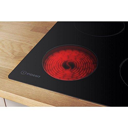 INDESIT | Kaitlentė | AAR 160 C | Vitrokeramika | Degiklių / virimo zonų skaičius 4 | Palieskite | Laikmatis | Juodas