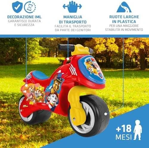 Injusa Vaikiškas Motoroleris Psi Patrol Raudonas/Mėlynas/Geltonas