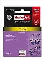 Rašalo Kasetė - Activejet AB-525YN Geltona 15 ml