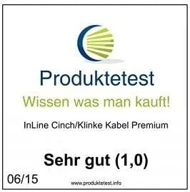 Kabelis InLine Jack 3,5 mm - RCA (Cinch) x2 0,5 m mėlyna (89929P)
