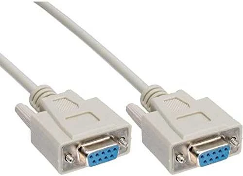 InLine DB-9 - DB-9, 10m, Pilka (12226)