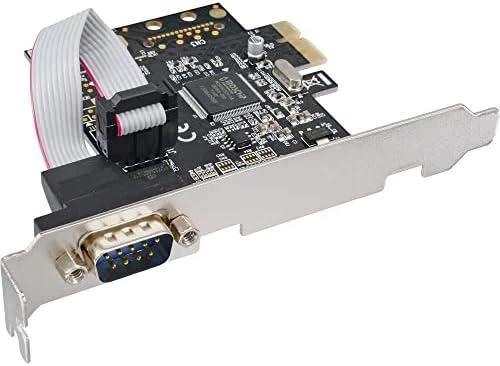 PCIE nuosekliojo ryšio kontrolierius su DB9 jungtimi