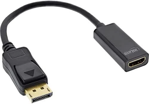 DisplayPort į HDMI adapteris su trumpu laidu