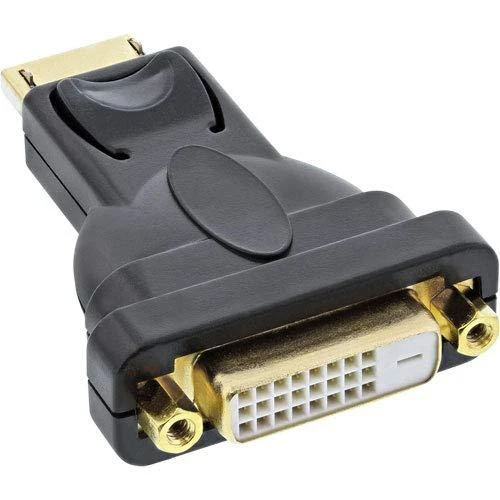 Adapteris AV InLine DisplayPort – DVI-D juodas (17199J)