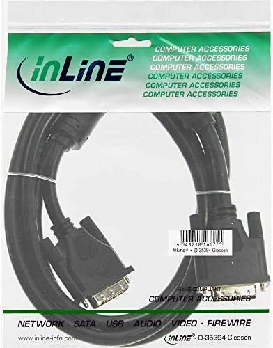 Kabelis InLine DVI-D - DVI-D 2m juoda (17762)