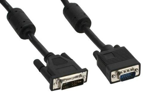 InLine DVI-A į VGA kabelis su ferito filtrais