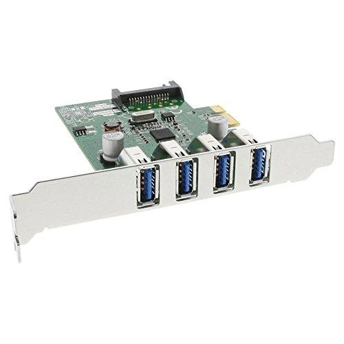 Kontroler InLine PCIe 2.0 x1 - 4x USB 3.0 (76661C)