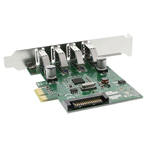 Kontroler InLine PCIe 2.0 x1 - 4x USB 3.0 (76661C)