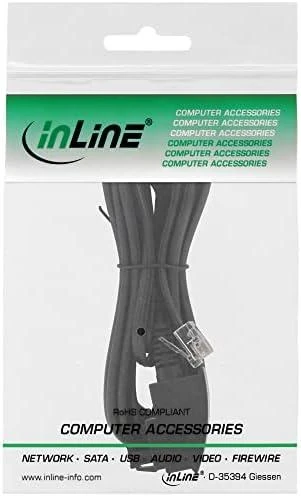 InLine ADSL Splitter, TAE-F German - 6P2C DEC, 20m (18620)