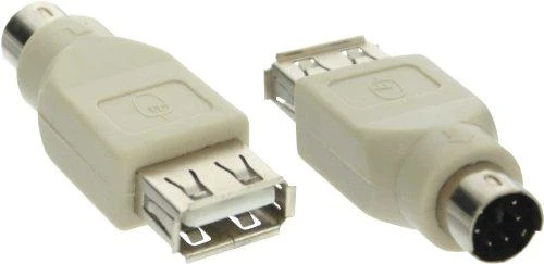 USB 2.0 į PS/2 adapteris iš „Inline“, skirtas klaviatūrai arba pelei