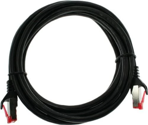 InLine 76405S pataisomasis kabelis RJ45 kištukas į RJ45 kištuką S/FTP Cat.6 juodas 5 m