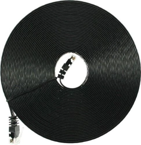 InLine 15m – U / UTP tinklo kabelis – 1000 Mbit – Cat.6 – RJ45 – juodas (71615S)
