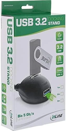 HUB USB InLine 2x USB-A 3.0 (35651)