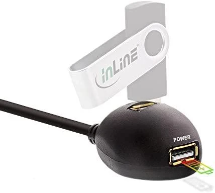 HUB USB InLine 2x USB-A 3.0 (35651)