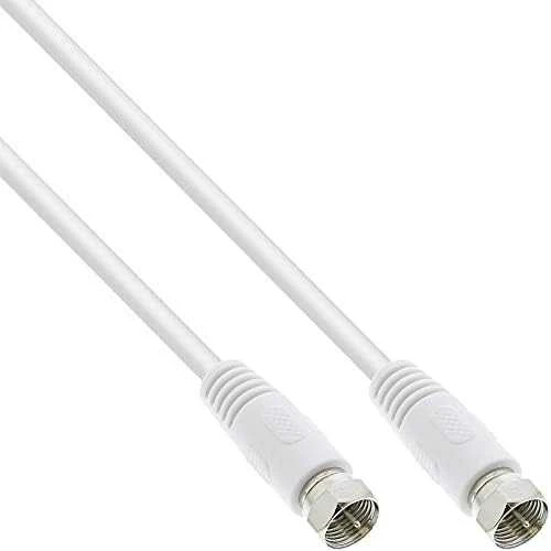 InLine antenos kabelis (F) 7m balta (69307)