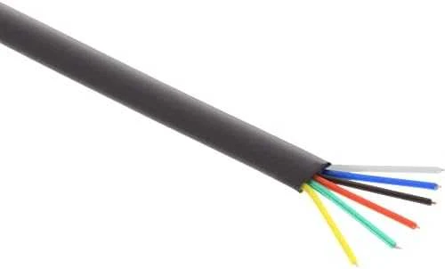 InLine Modulinis kabelis, 6 gyslų, juoda, 100m, žiedas (69986)