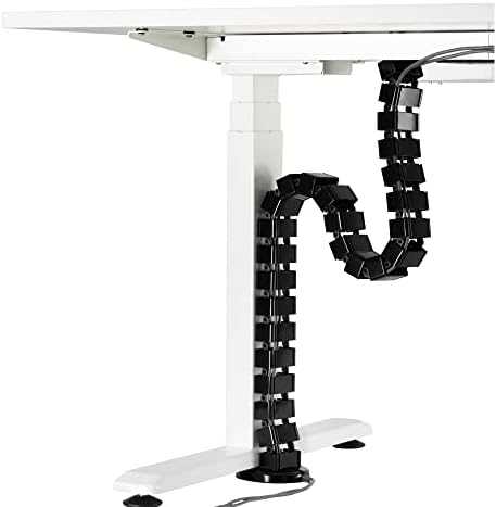 Organizacija InLine ® Lankstus kabelis, skirtas aukštai reguliuojamoms lentoms, 4 kompozicijos, 68x36mm. 1,28 m, juoda